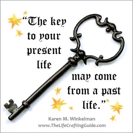 picture of key; the key to your present may come from a past life