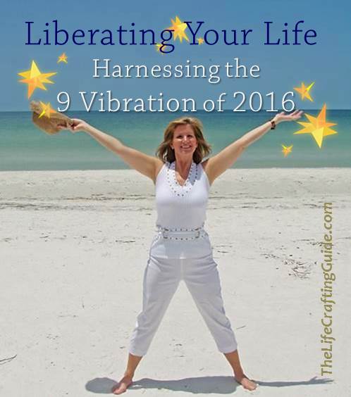 Liberating Your Life, harnessing the 9 vibration; photo of woman at beach arms outstretched
