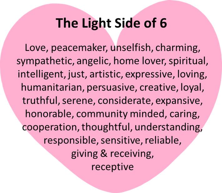 The Light Side of 6 Vibration