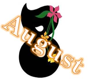 August is an 8 Vibration