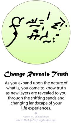 Change Reveals Truth Sigil with description