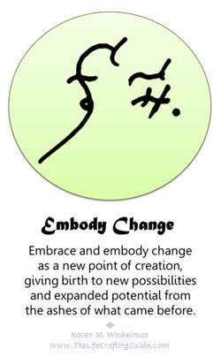 Embody Change Sigil with description