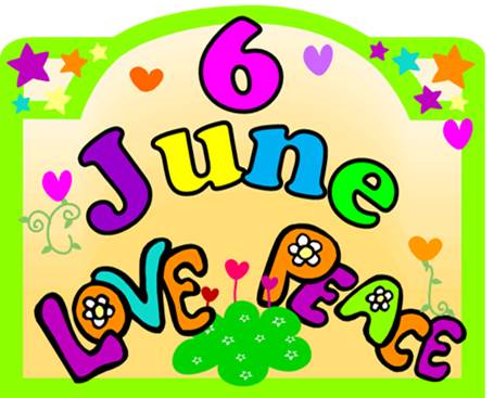 June, 6, Peace & love
